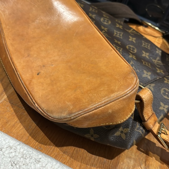 Authentic LOUIS VUITTON LV Monogram Monsouris GM Backpack Rucksack Daypack Brown - Picture 7 of 11